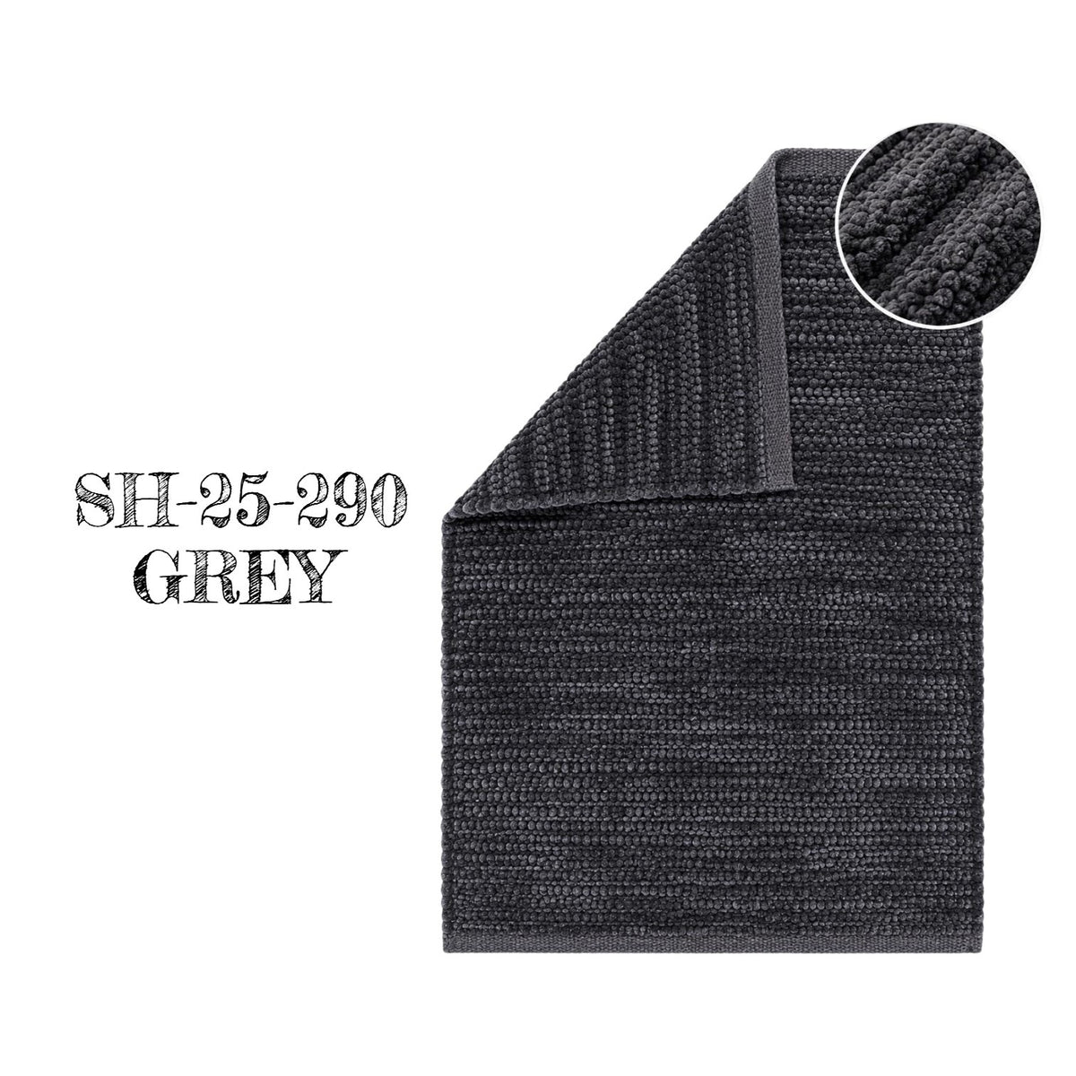 BATHROOM RUG 50x80 CM DOUBLE-SIDED SOFT ABSORBENT MODERN Brand Sindbad