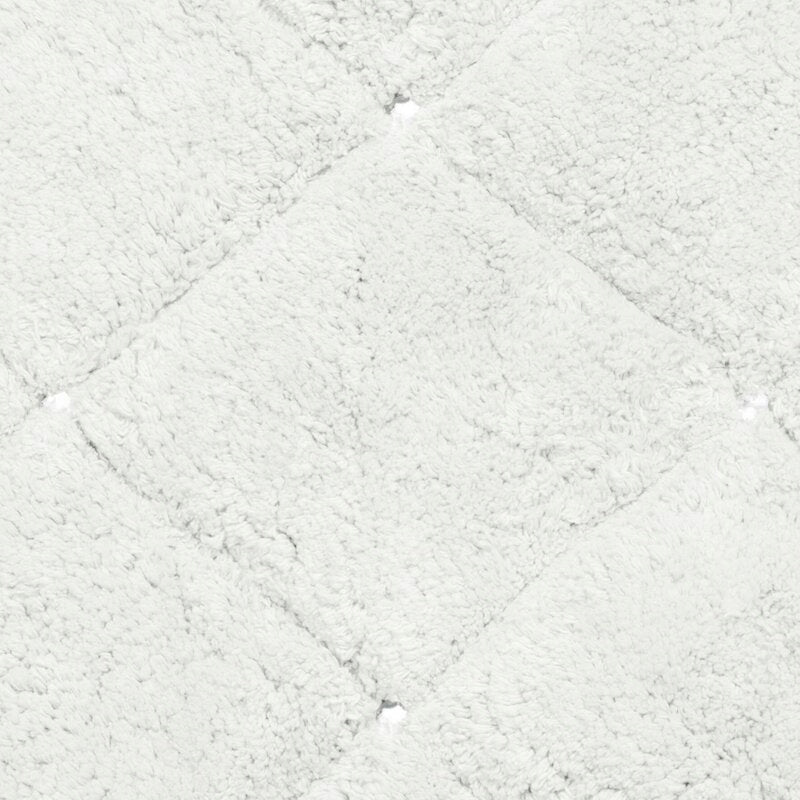 BATHROOM RUG CHIC2 GEOMETRIC PATTERN 50X70 WHITE Product width 50 cm
