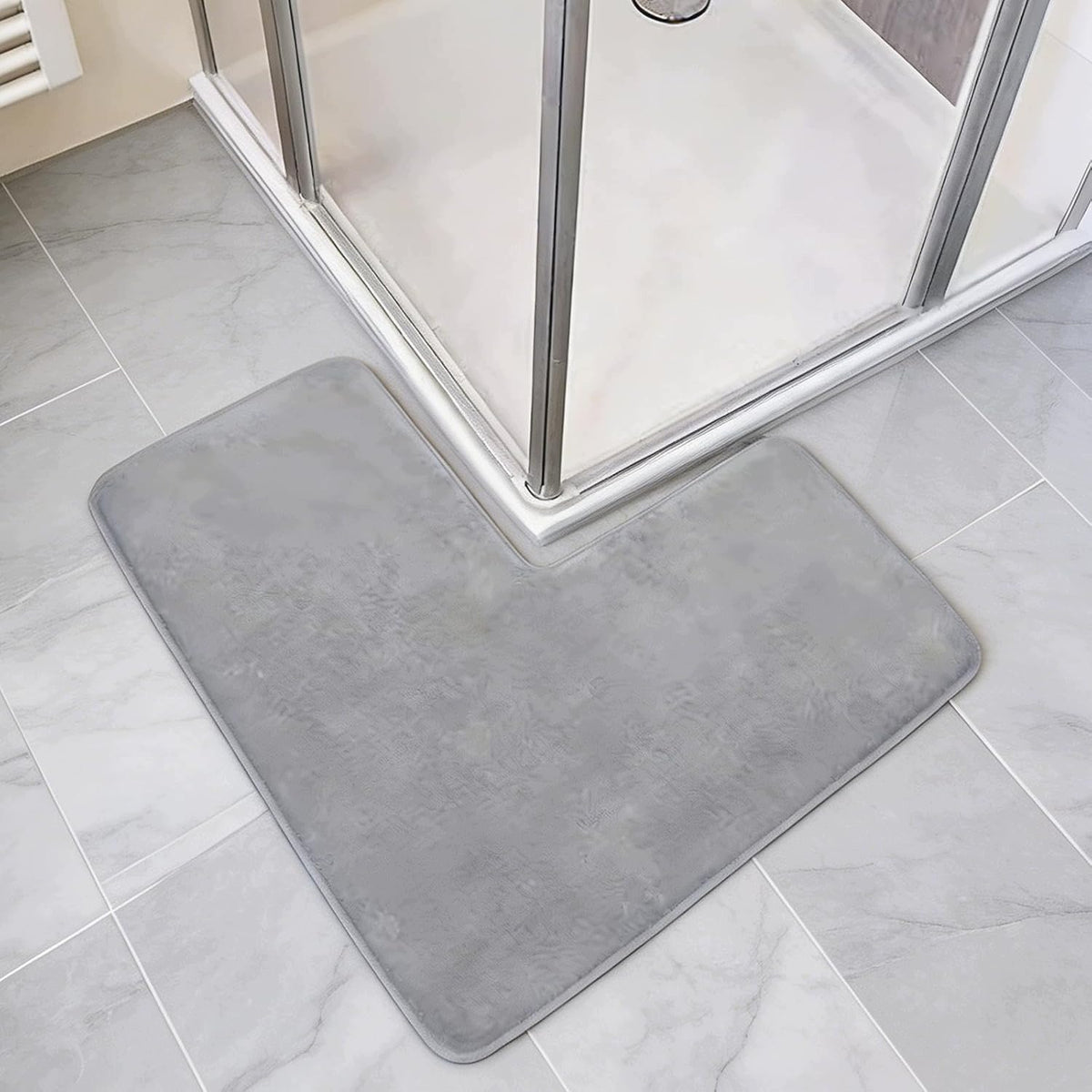 BATHROOM RUG CORNER PUSH L NON-SLIP CORAL SOFT ABSORBENT Brand no brand