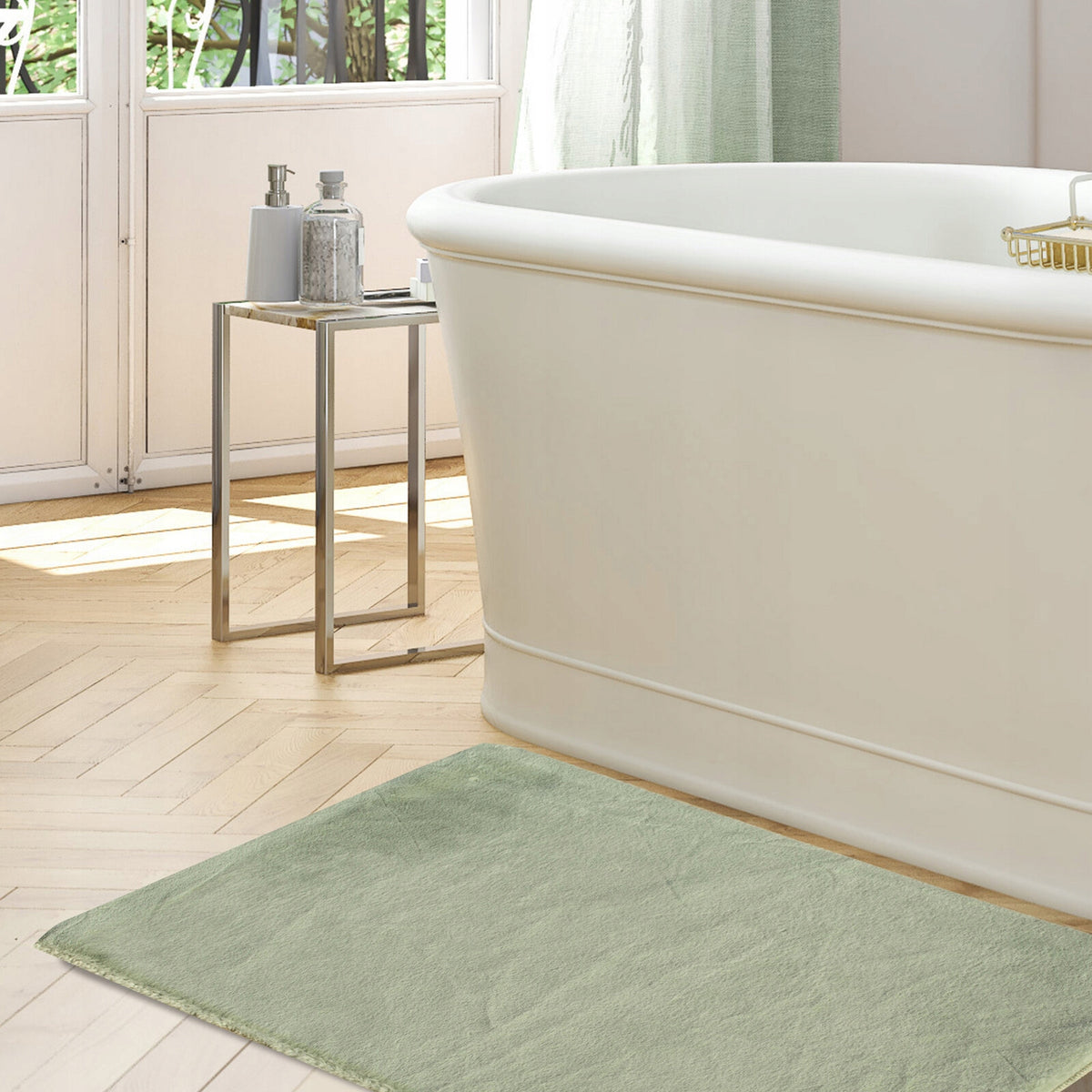 BATHROOM RUG MARCELO 50 X 70 CM BURGUNDY Product width 50 cm
