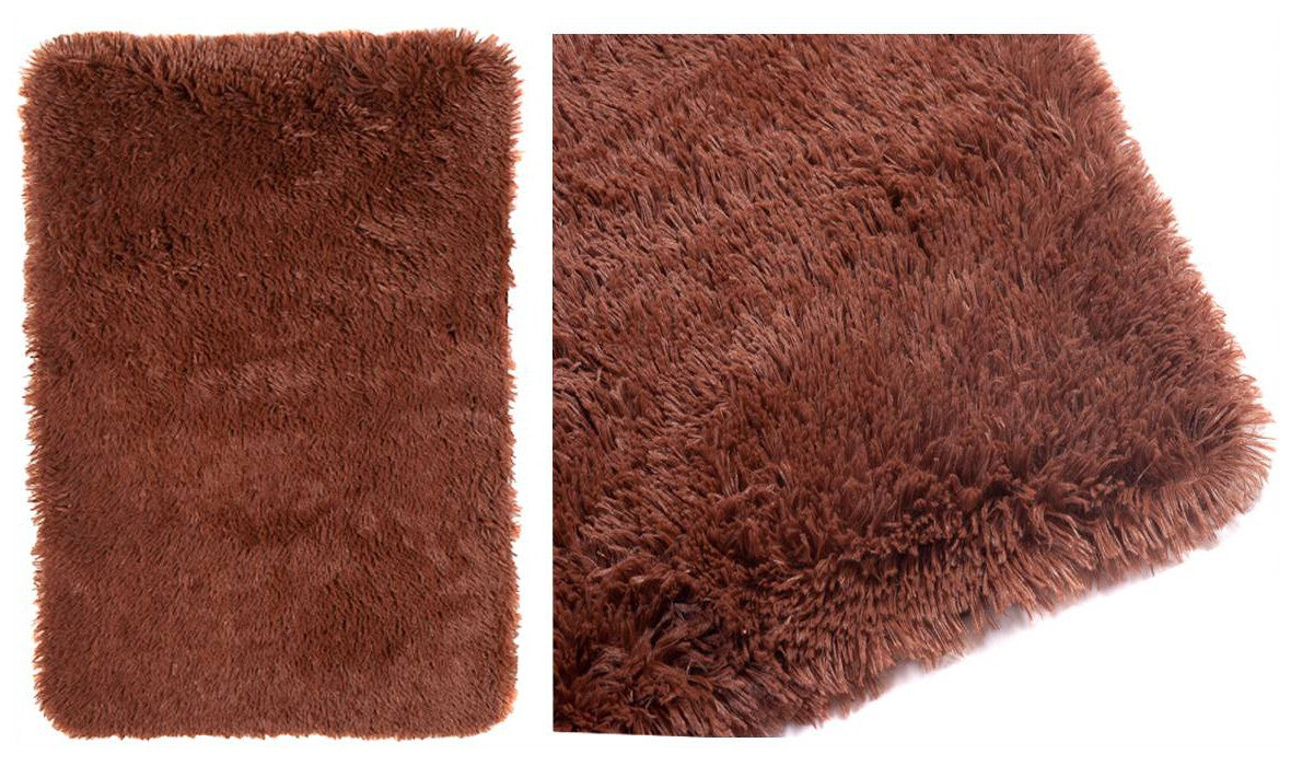 BATHROOM RUGS 60x100 SILK FLUFFY SOFT