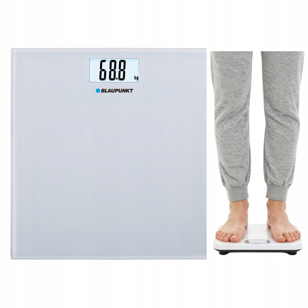 BATHROOM SCALE ELECTRONIC GLASS BLAUPUNKT BSP301