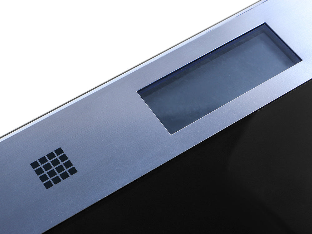 BATHROOM SCALE ELECTRONIC GLASS WITH LCD DISPLAY SOUND THERMOMETER 180kg Manufacturer code 17090