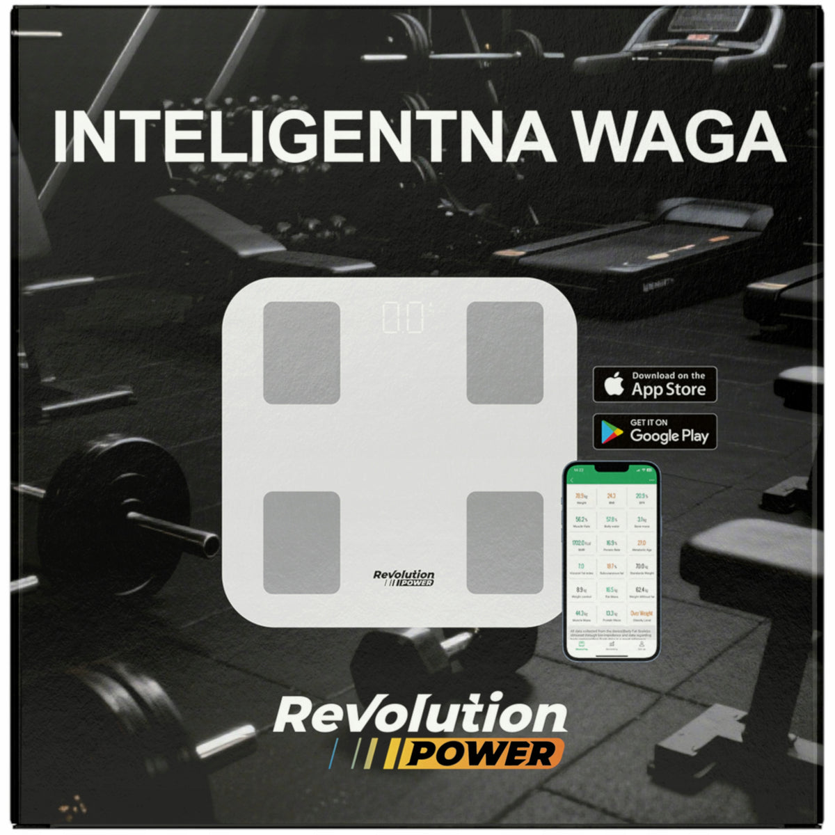 BATHROOM SCALE REVOLUTION GLASS LCD PRECISION ANALYTICAL SPORTS Manufacturer code Waga Łazienkowa NM-BF8072 Kompaktowa Slim
