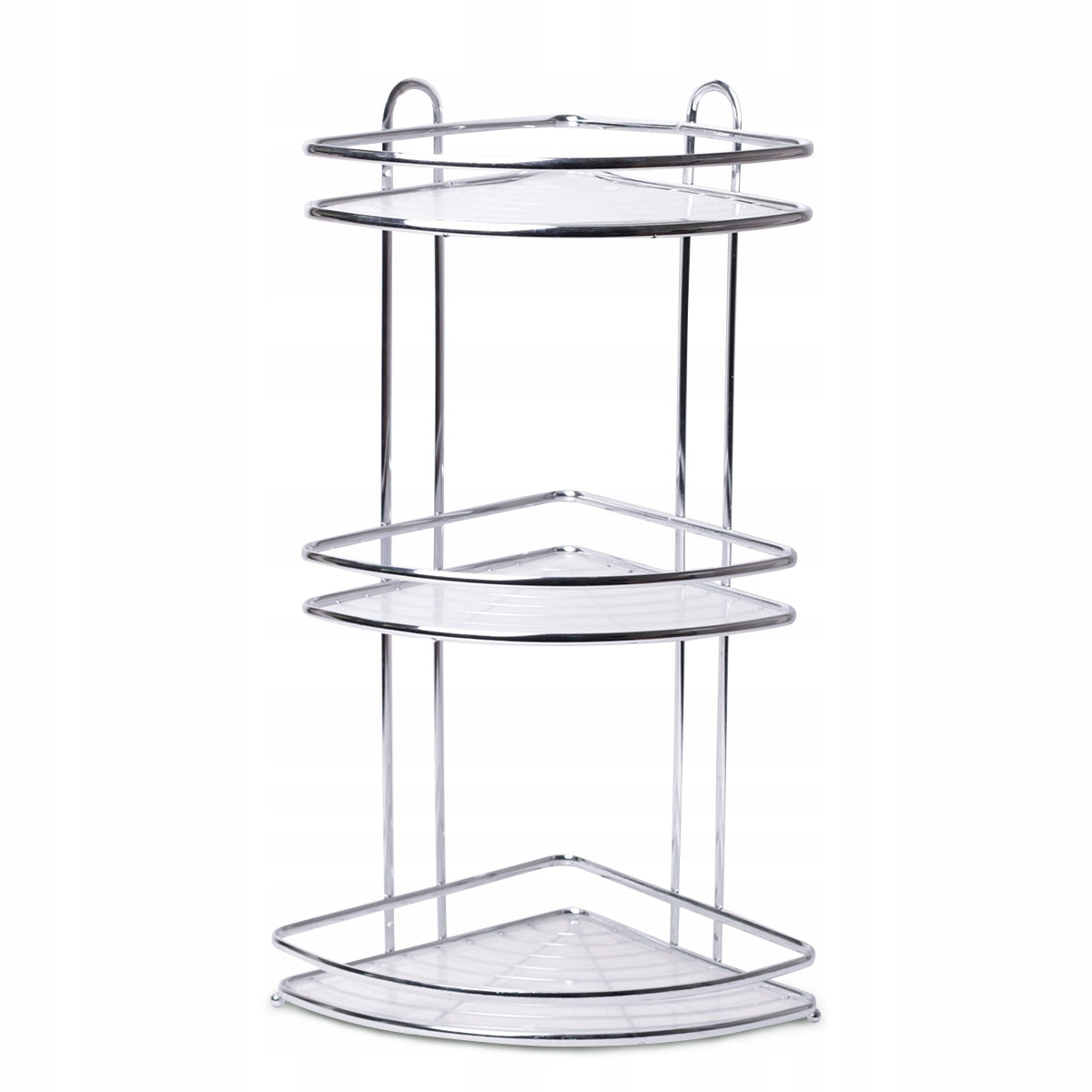 BATHROOM SHELF CORNER 3-TIER BOOKCASE RACK STAINLESS STEEL 58 cm Manufacturer code 0436D