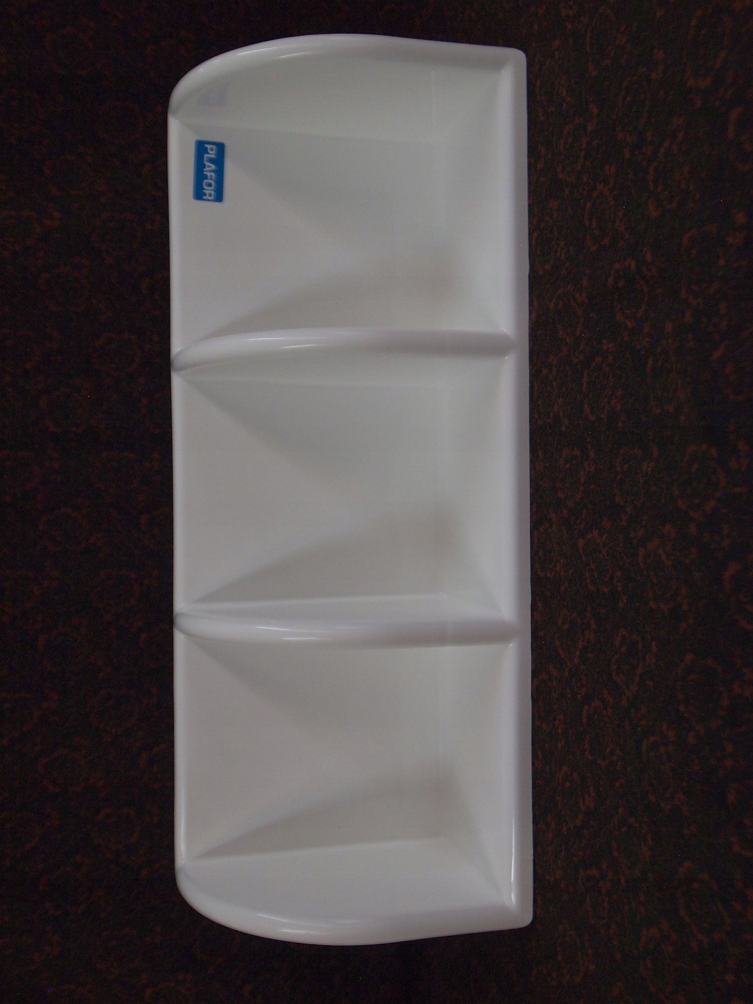 BATHROOM SHELF CORNER PLAFOR WHITE Manufacturer code 02355