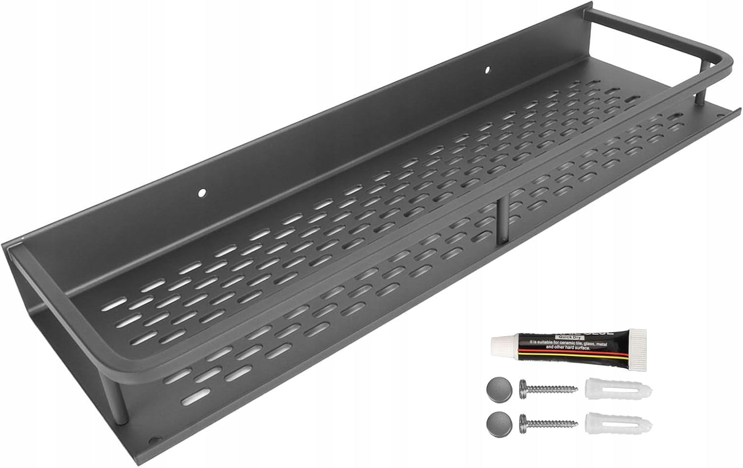 BATHROOM SHOWER SHELF HANGING KITCHEN BLACK LOFT STEEL 39,5 cm Manufacturer code 06158