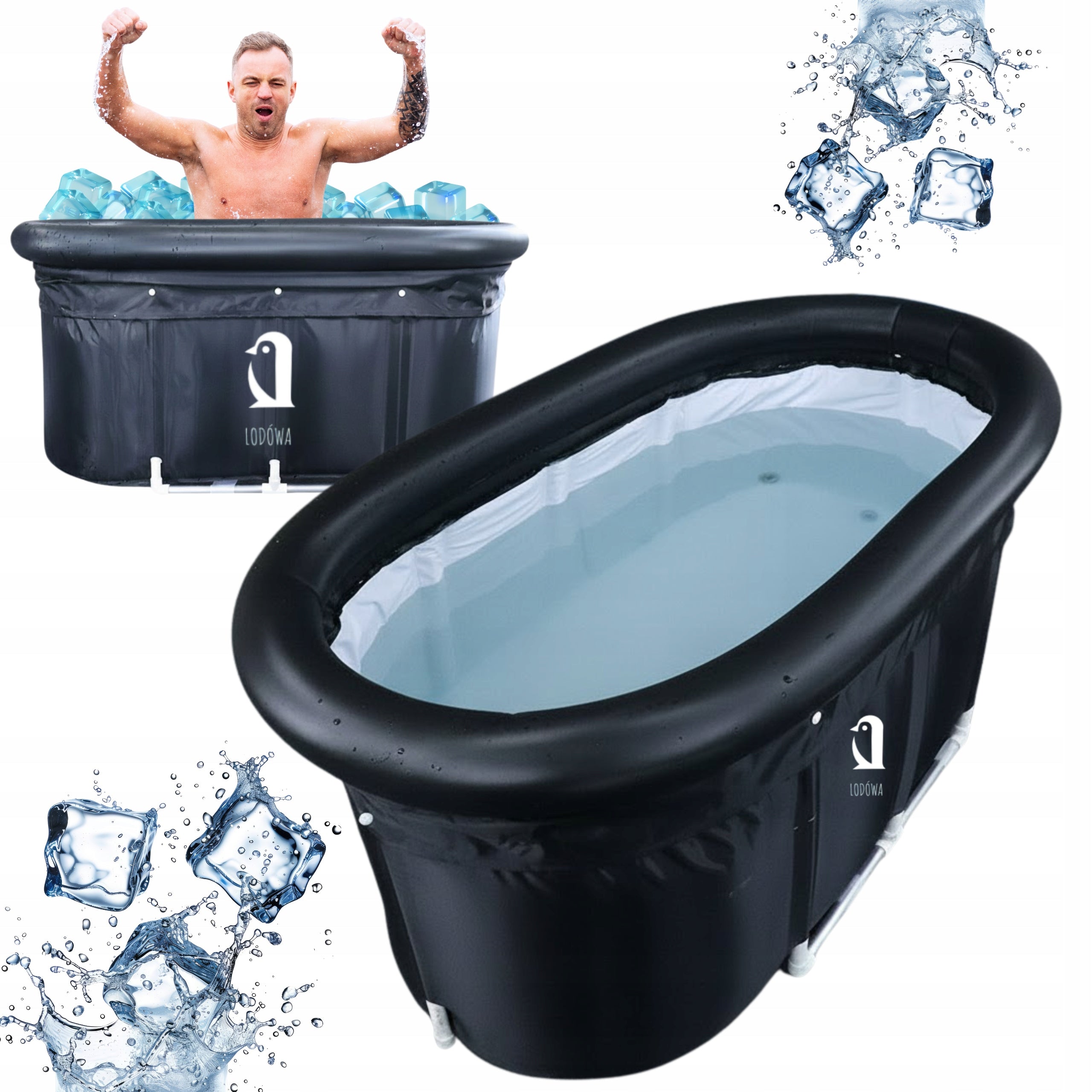 BATHTUB BARREL FOR WALRUS REGENERATION ICE POOL RACK PORTABLE XL