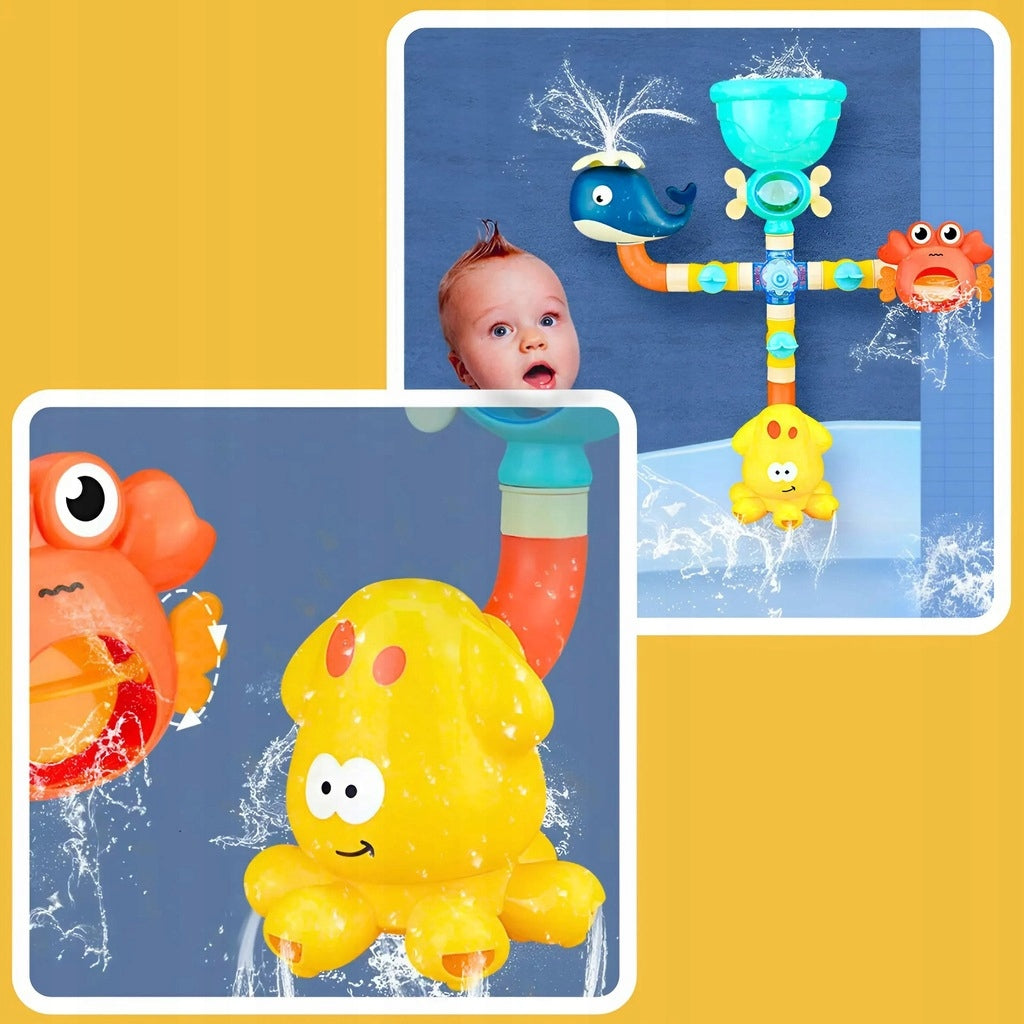 BATHTUB FAUCET TOY WATERFALL FOR KIDS OVERFLOW FOUNTAIN Manufacturer code ZABAWKA DO WANNY DLA DZIECI DO ZABAWY KRANIK