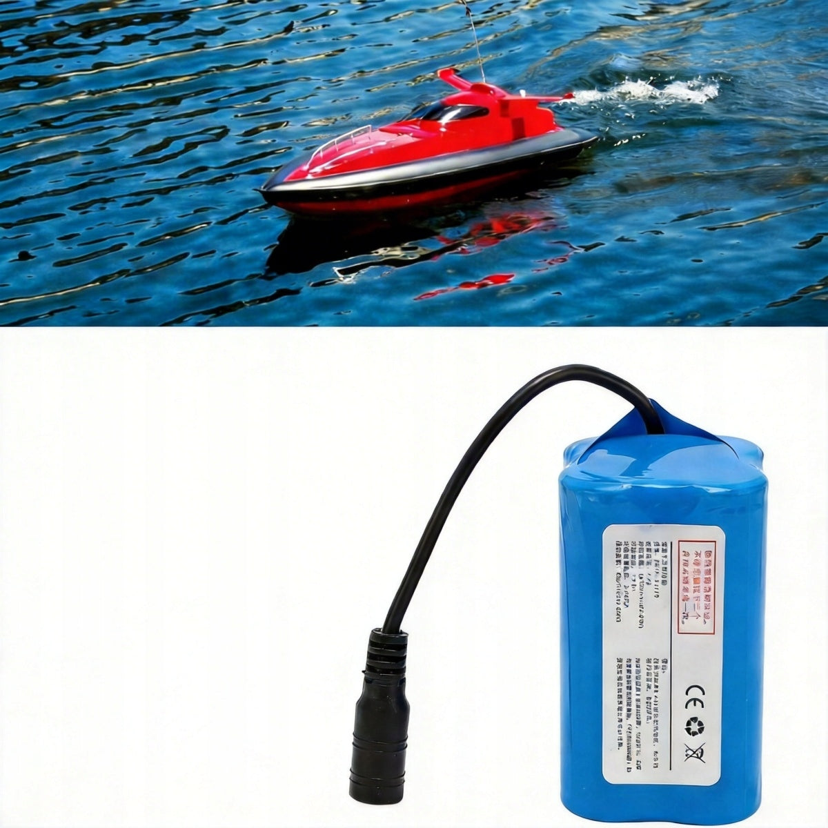 BATTERY 12000MAH FOR BAIT BOAT 7.4V Brand no brand