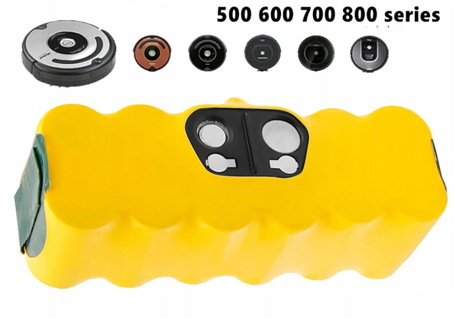 BATTERY 5Ah IROBOT ROOMBA SERIES 500 600 700 800 NI-MH BATTERY 5000mAh Batteries included yes