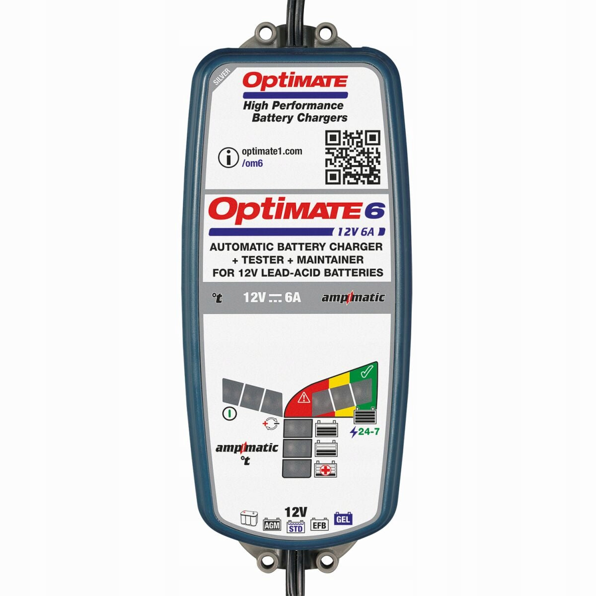 BATTERY CHARGER OPTIMATE 6 AMPMATIC TECMATE TM360 6A 12V
