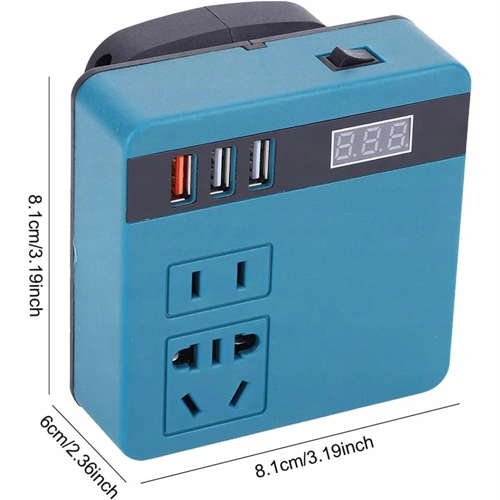 BATTERY INVERTER CONVERTER 120W 12V USB MOBILE Effective power 120 W