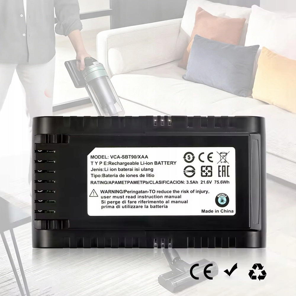 BATTERY LI-ION BATTERY FOR SAMSUNG JET75 JET90 JET90E VS9000 3.5AH 21.6V Manufacturer no brand