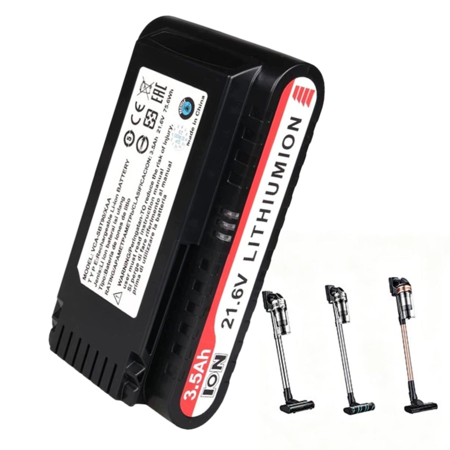 BATTERY LI-ION BATTERY FOR SAMSUNG JET75 JET90 JET90E VS9000 3.5AH 21.6V
