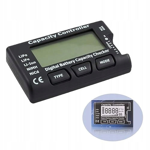BATTERY METER INTELLIGENT DIGITAL CELL TESTER LIPO LI ION
