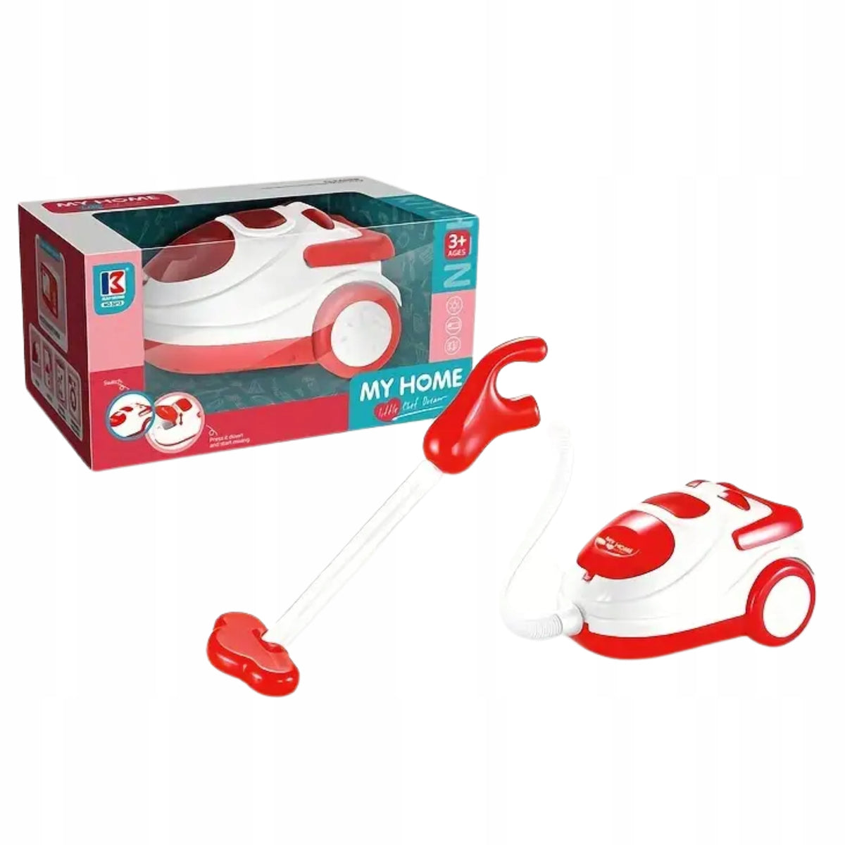 BATTERY-OPERATED INTERACTIVE CLEANING VACUUM CLEANER FOR CHILDREN TOY PULLS Brand NawiToys
