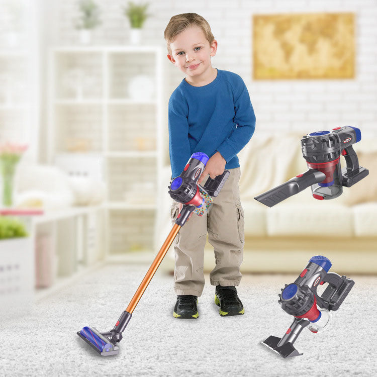 BATTERY-OPERATED VACUUM CLEANER TOY FOR CHILDREN SOUNDS CLEANING SET 3IN1 XL EAN (GTIN) 5903772589825