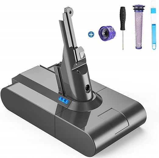 BATTERY PACK FOR DYSON V8 LITHIUM ION 6000mAh WITH FILTERS