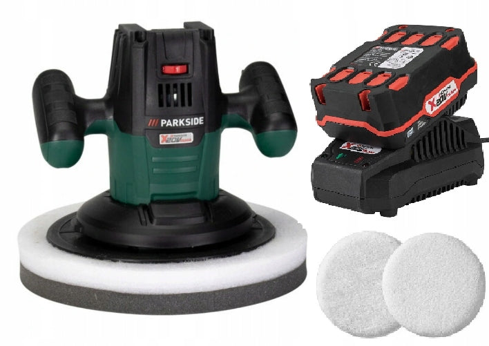 BATTERY POLISHER FOR CAR X20V PARKSIDE 4 Ah and charger