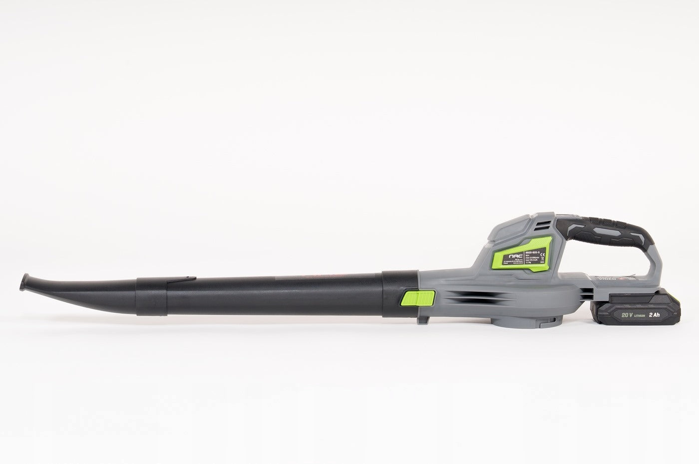 BATTERY-POWERED LEAF BLOWER NAC 20V 141 km/h +BATTERY 2,0 Ah +Charger Batteries included yes
