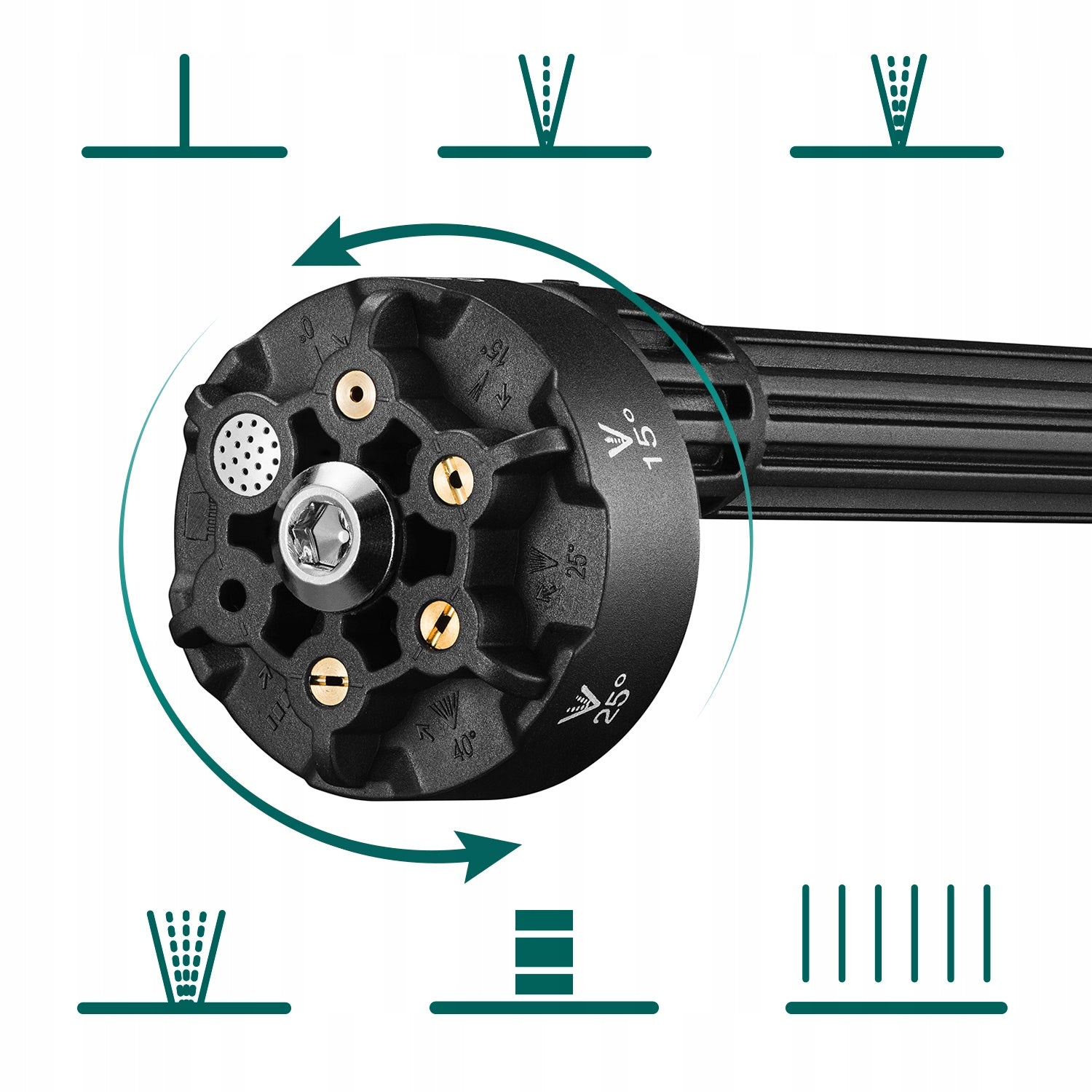 BATTERY PRESSURE WASHER MULTI NOZZLE POWERFUL 60bar FOR GARDEN 2xAKU 4Ah Brand Tokachi