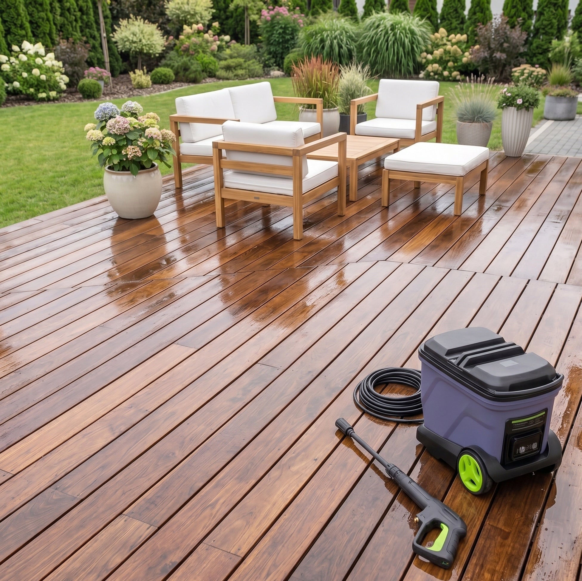 BATTERY PRESSURE WASHER WITH TANK 20L AKU 42V 200 BAR 260l/h Manufacturer code KD5372