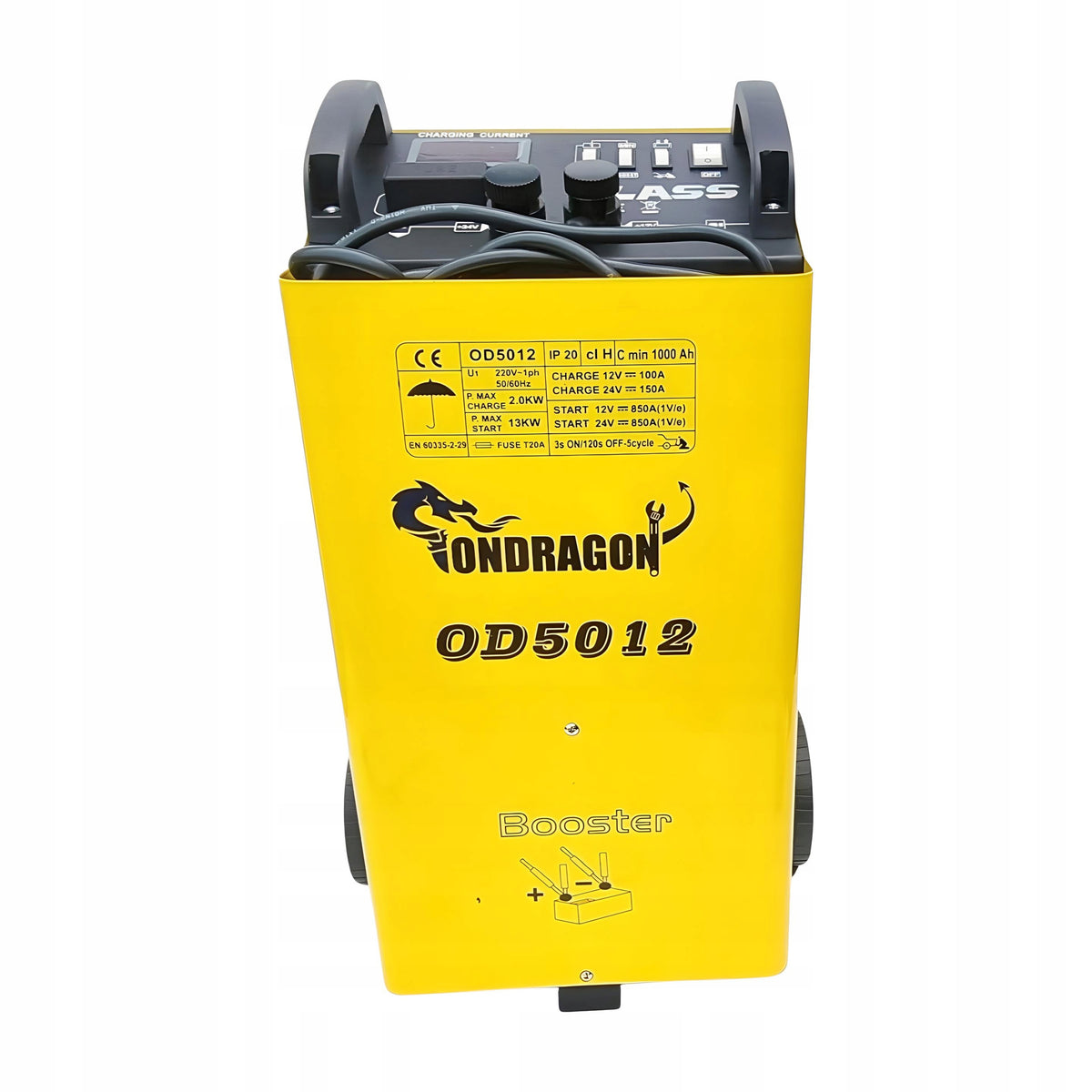 BATTERY RECTIFIER WITH START 850A 12/24V CAR CHARGER POWER Brand Ondragon