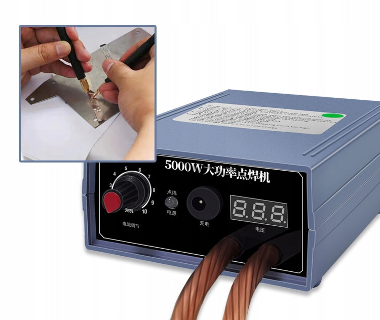 BATTERY SPOT WELDING MACHINE WITH 5000W 0-800A POWER PEDAL SWITCH