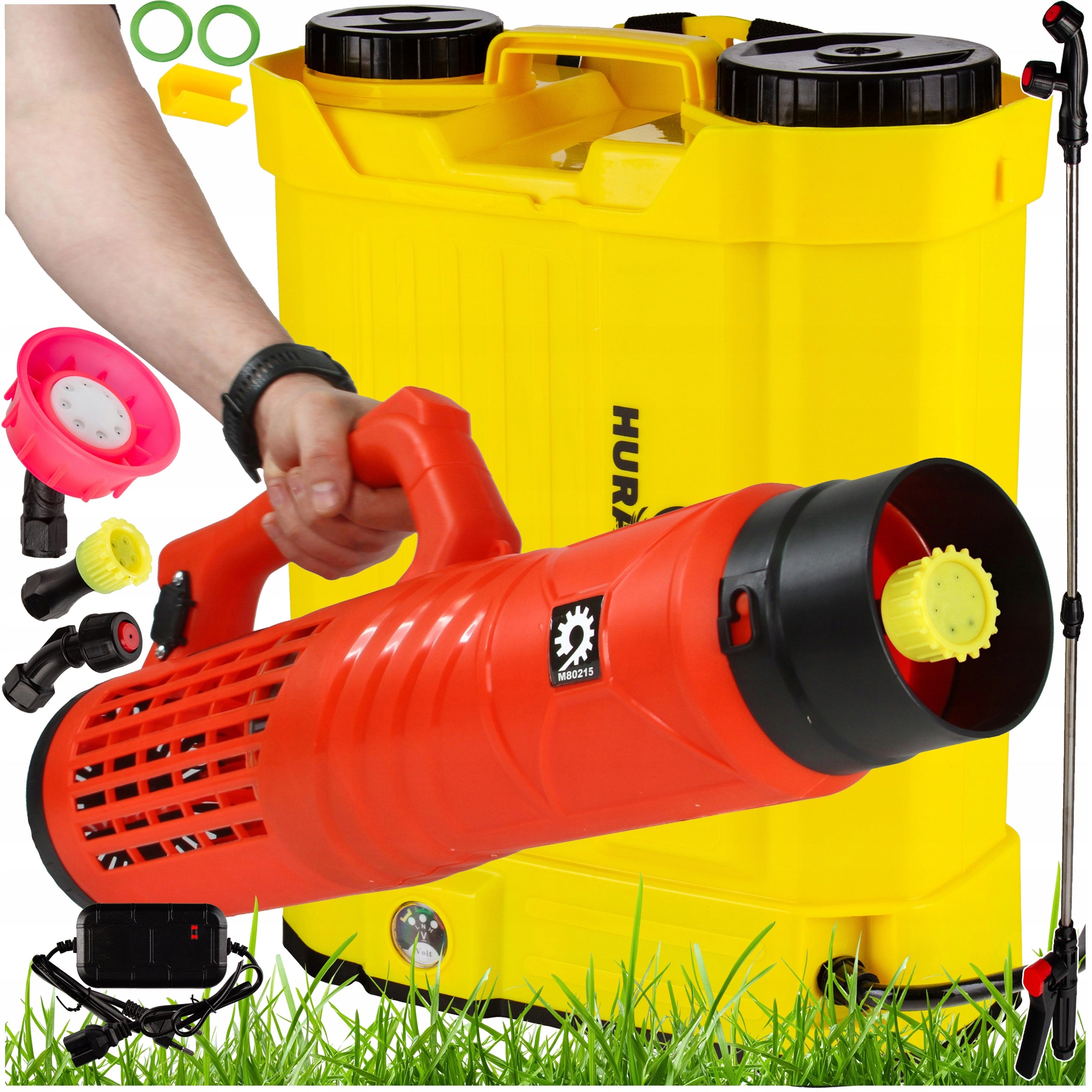 BATTERY SPRAYER ELECTRIC BACKPACK FOGGER 16L TURBO NOZZLE