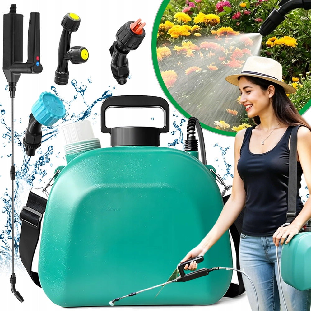 BATTERY SPRAYER ELECTRIC SHOULDER 8L 4 NOZZLES 2000MAH GARDEN