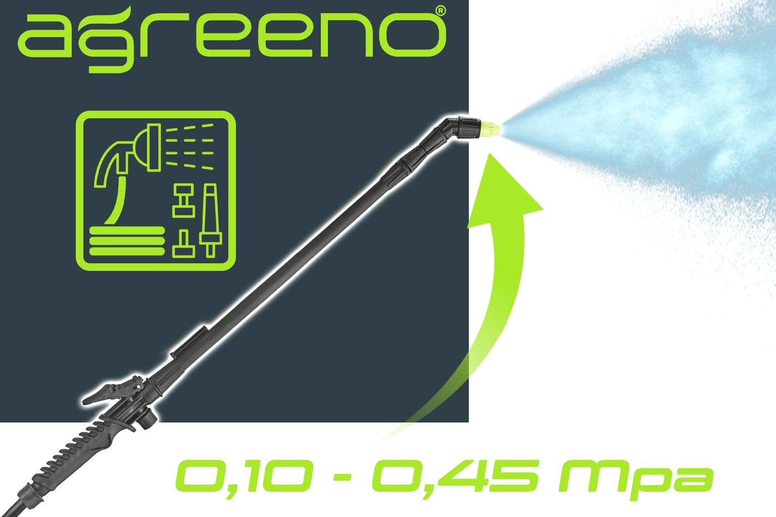 BATTERY SPRAYER ELECTRIC SPRAYER 9L agreeno AG0358 Tank capacity 9 l