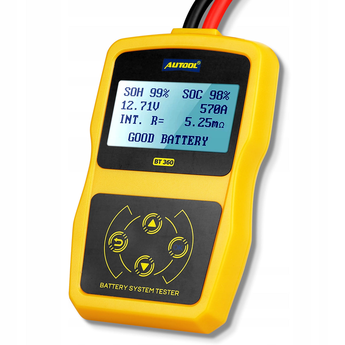 BATTERY TESTER 12V AUTOOL BT360 PL - MANY TYPES, QUICK DIAGNOSIS Manufacturer code LXU215