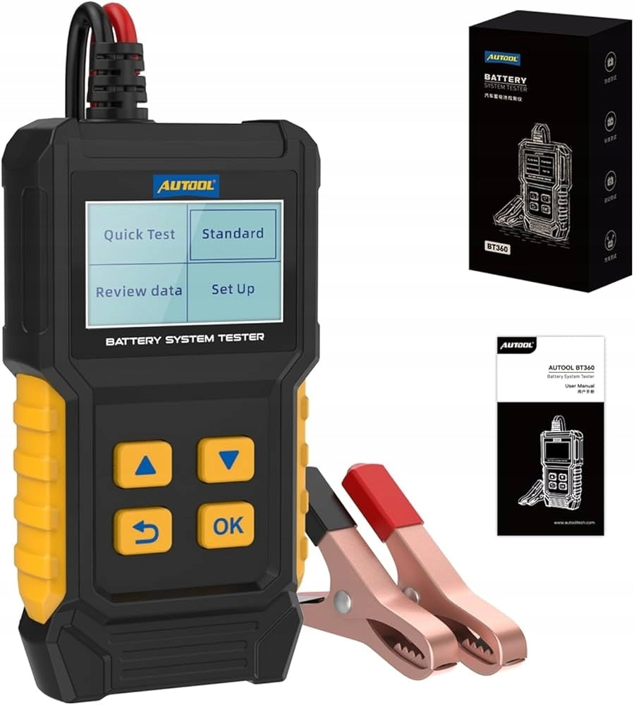 BATTERY TESTER BATTERY METER SOH SOC 12V AUTOOL BT360