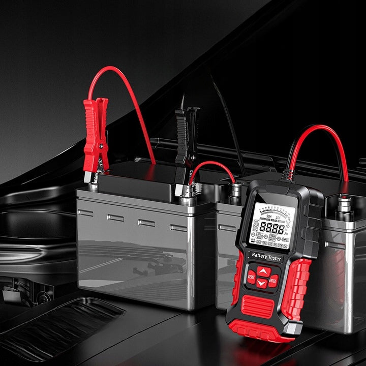BATTERY TESTER FOXSUR 6V 12V LCD Brand Foxsur