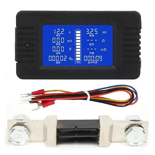 BATTERY TESTER PZEM 015 MONITOR 0 200V 300A LCD GIFT steel Brand no brand