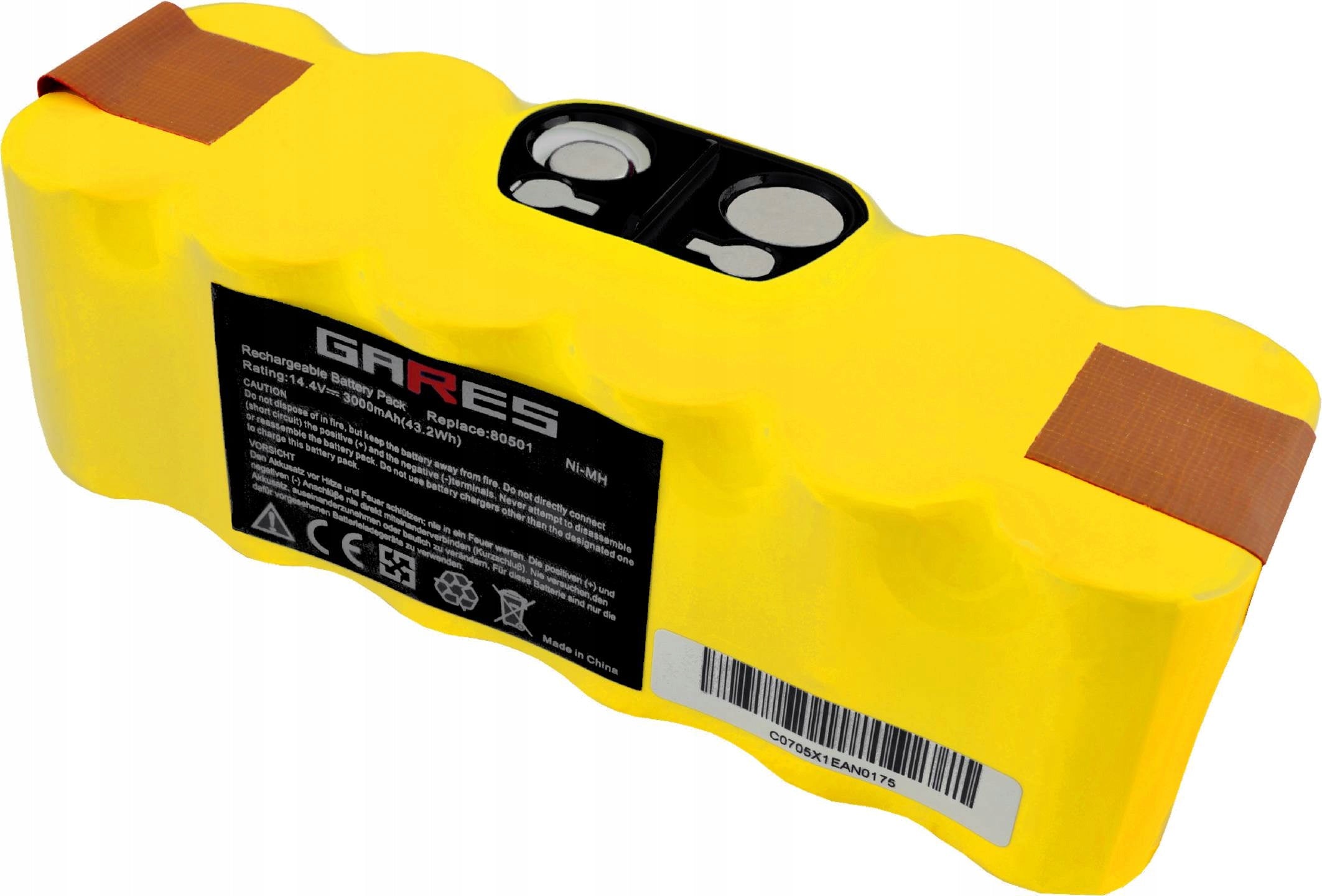 BATTERY for iRobot Scooba 450 Manufacturer Gares