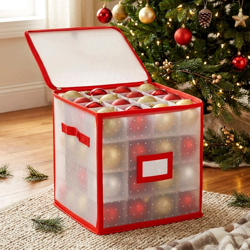 BAUBLE Container Box Organizer Bauble Storage Case 64 Pcs Packaging status original