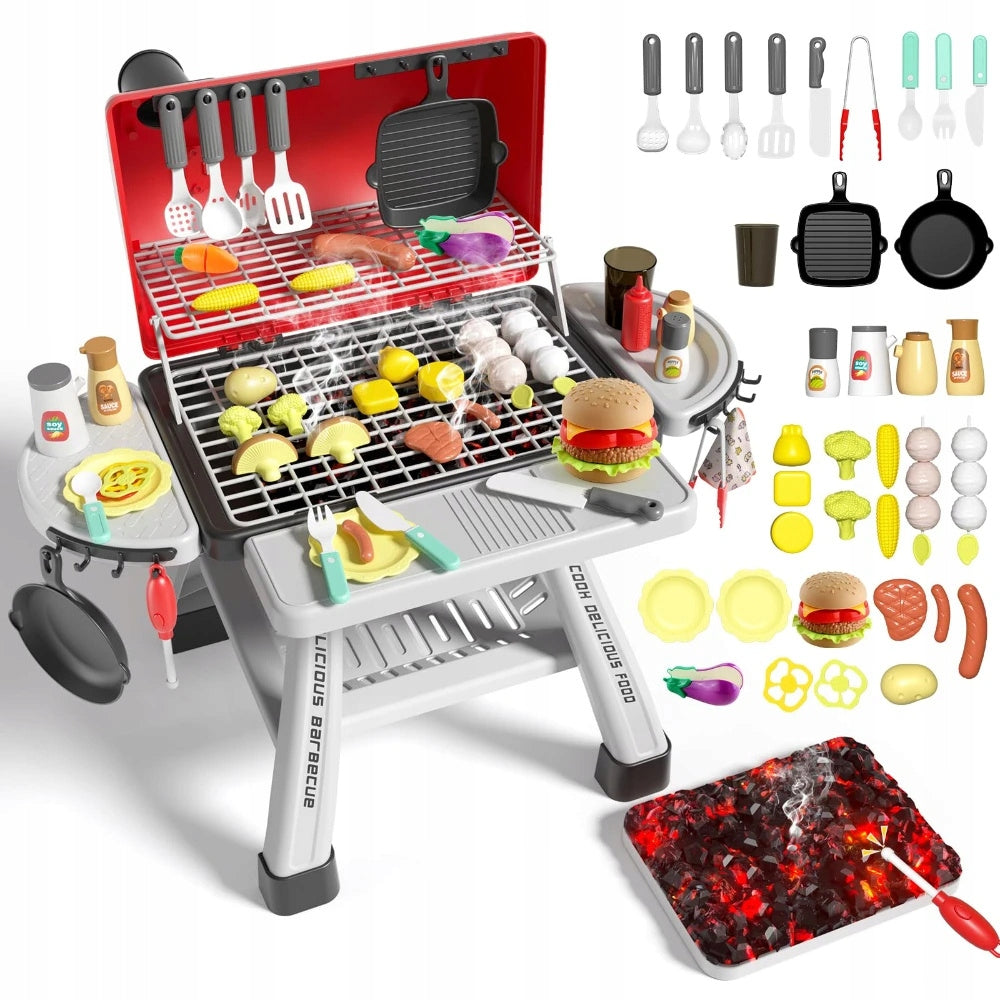 BBQ GARDEN KITCHEN XL WITH ACCESSORIES INTERACTIVE ELECTRIC LED WOOPIE Brand Woopie