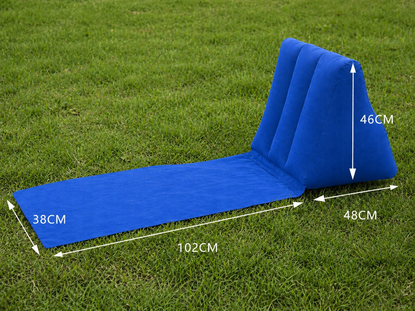 BEACH CHAIR BEACH MAT WITH BACKREST FOLDING SUN LOUNGER WATERPROOF INFLATABLE Manufacturer code LEŻAK PLAŻOWY SKŁADANY DMUCHANY
