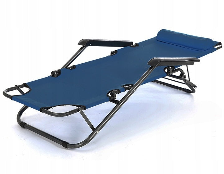 BEACH CHAIR FOLDING ARMCHAIR FOR GARDEN TERRACE CAMPING CHAIR STRONG Brand DOMAREX