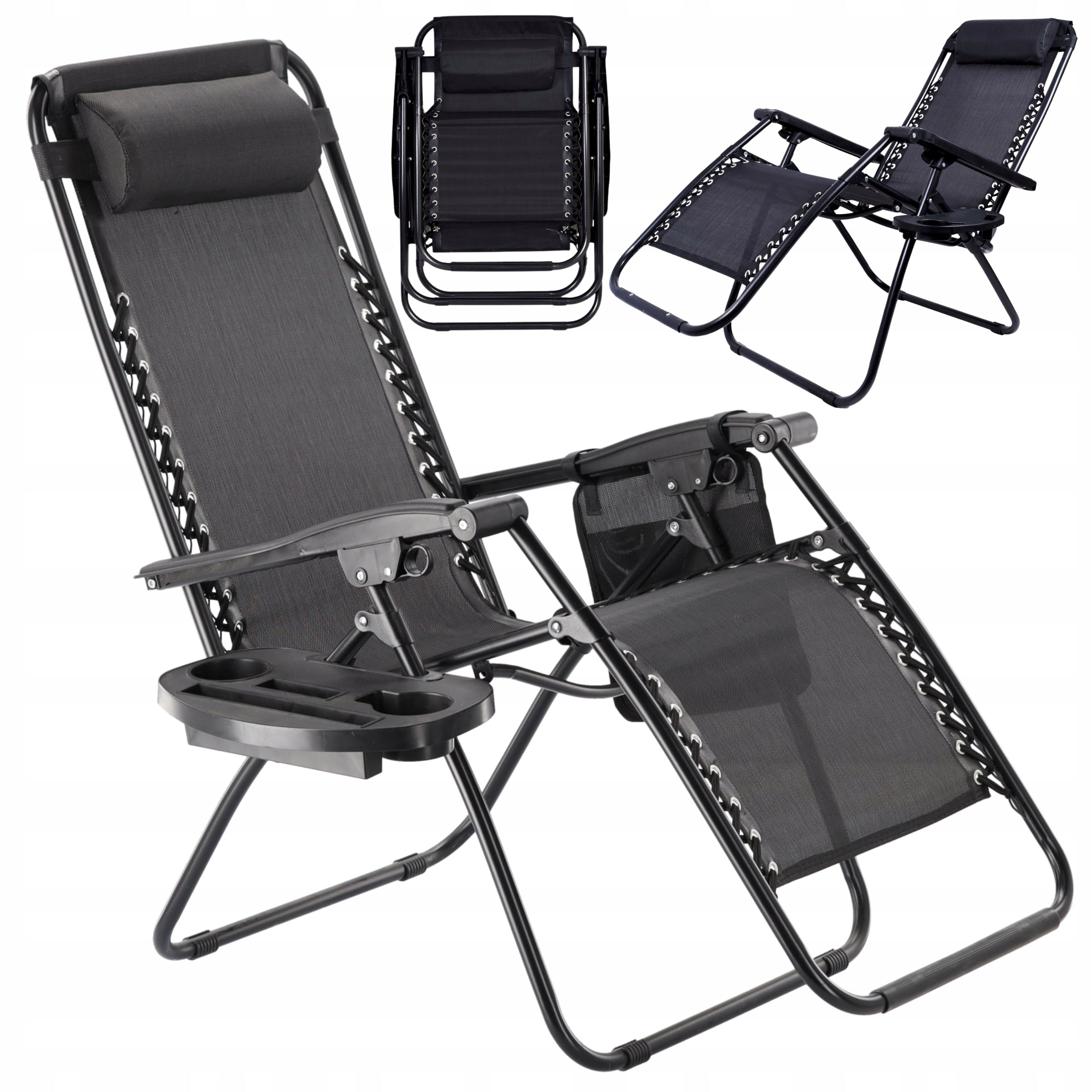 BEACH CHAIR FOLDINGFOR GARDEN ARMCHAIR TOURIST CHAIR +TABLE