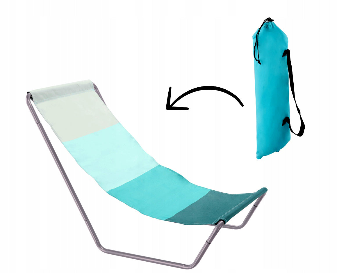 BEACH CHAIR GARDEN LIGHTWEIGHT FOLDING HIKING CHAIR PORTABLE + BAG