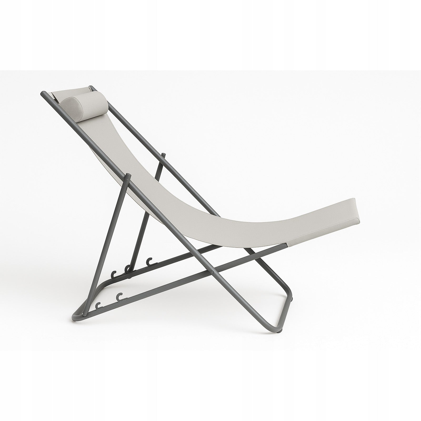 BEACH CHAIR HIKING CHAIR FOR GARDEN TO BEACH FOLDING ASH SUN Brand Meble Moskała