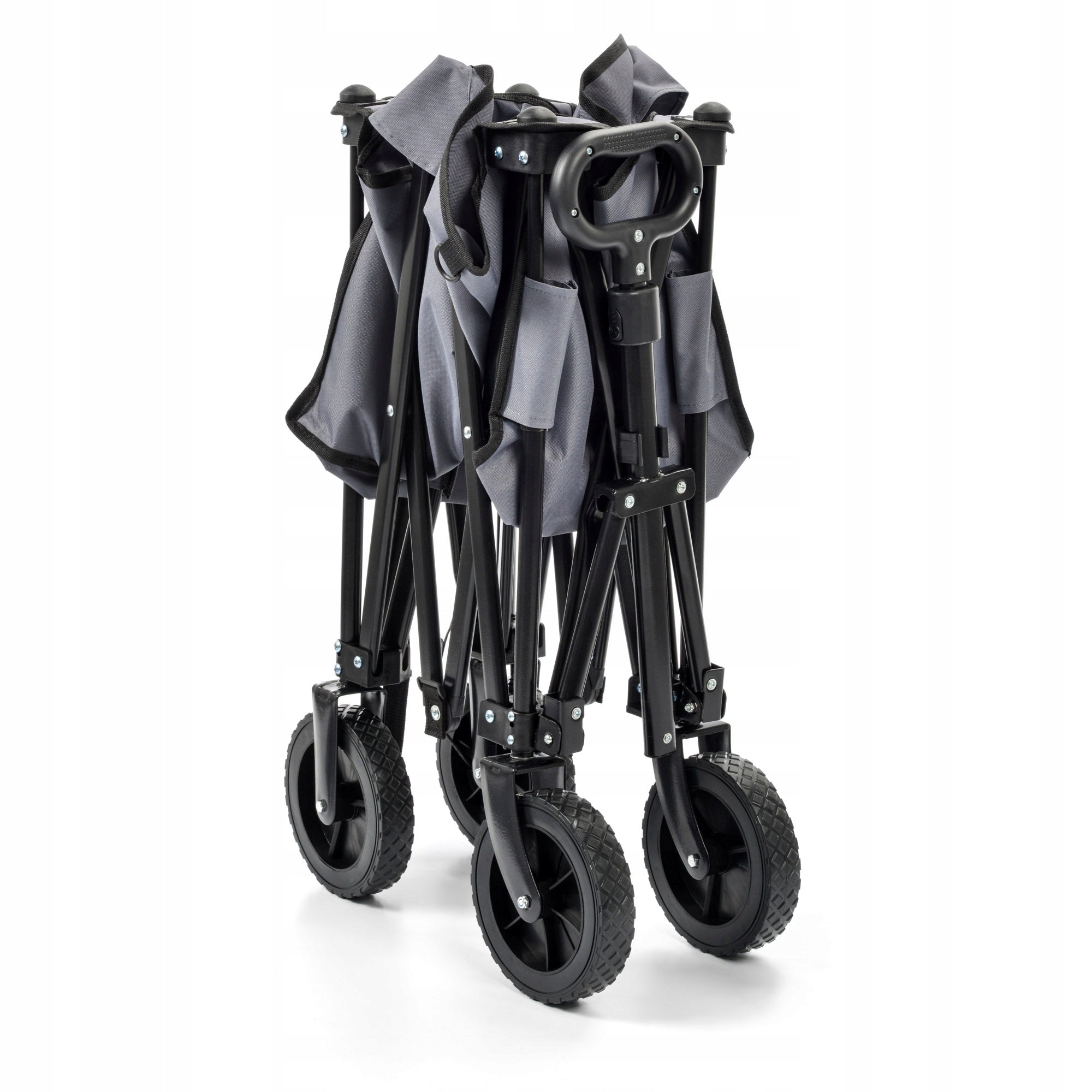 BEACH FOLDING TRANSPORT TROLLEY METEOR for shopping trip with cover Kind trolley