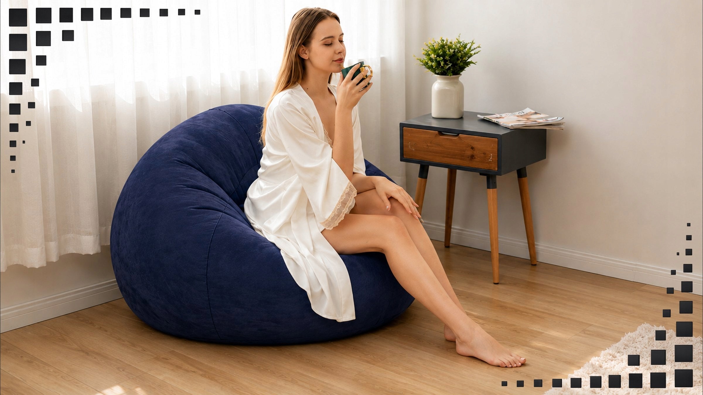 BEACH GARDEN CHAIR INFLATABLE BACKREST POUF BEACH CHAIR + PUMP SET Packaging status original