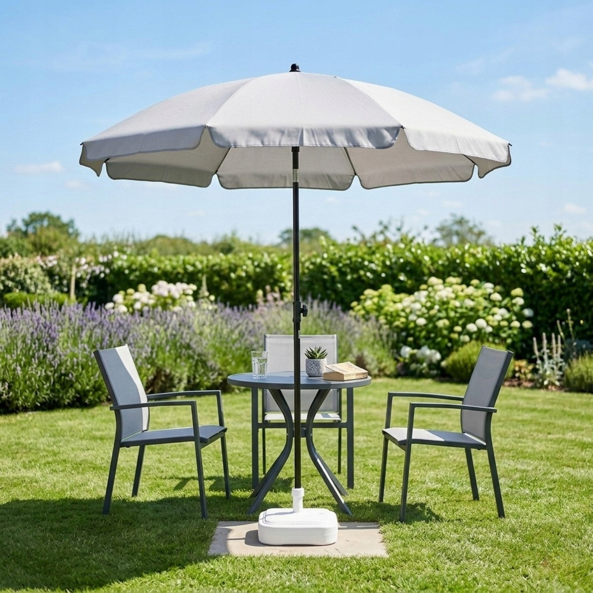 BEACH GARDEN UMBRELLA FOR BALCONY TERRACE BROKEN 185cm + COVER Brand ProGarden