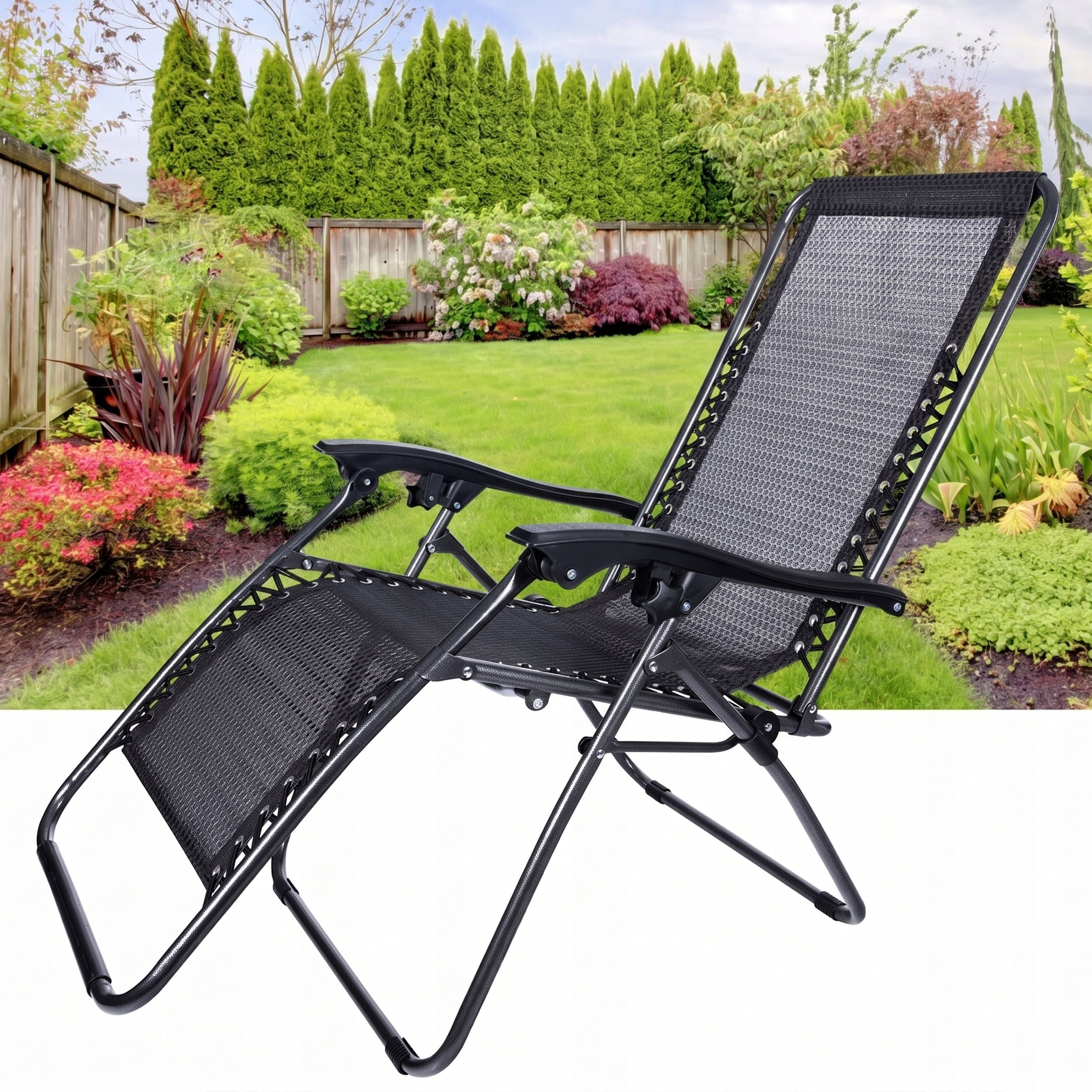 BEACH LOUNGER FOLDING HIKING Comfortable Relaxation ZERO GRAVITY Packaging status original