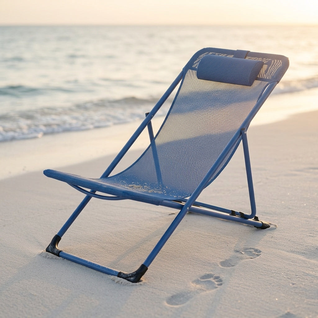 BEACH LOUNGER FOR BALCONY FOLDING ADJUSTABLE NAVY LIGHT YS-31 Manufacturer code YS-31