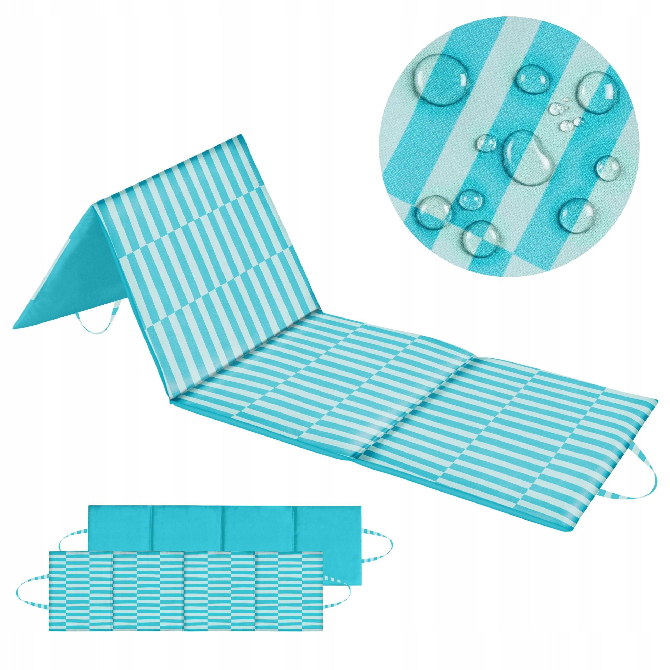 BEACH MAT FOR ROCK BEACHES THICK LARGE XXL FOLDING MAT 180x50 CM Packaging status original